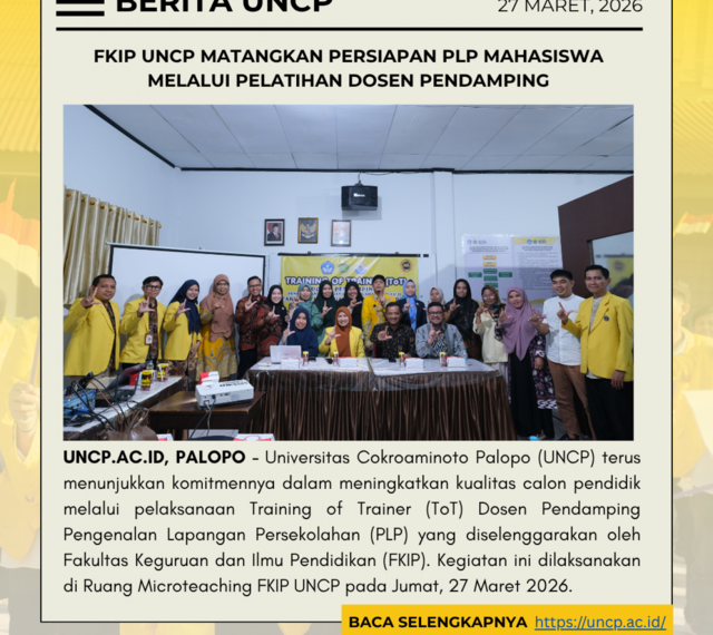 FKIP UNCP Matangkan Persiapan PLP Mahasiswa melalui Pelatihan Dosen Pendamping